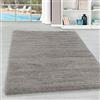 Teppium Tappeto a pelo lungo per soggiorno monocolore, camera da letto, sala da pranzo, morbido e soffice, facile manutenzione Misurare: 120 x 170 cm Colore: Beige