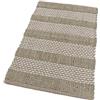 emmevi Tappeto Camera Scendiletto Bagno Cotone Intrecciato Tridimensionale Morbido Assorbente 60x120 Beige