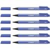 STABILO Set di 6 penne in feltro pointMax, punta media, 0,8 mm, colore: blu