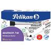 Pelikan 817974 - Pennarelli 741 con stoppino rotondo, 10 pezzi, in scatola pieghevole