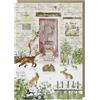 Wrendale Designs Calendario dell'Avvento di Hannah Dale Christmas Cottage con animali del bosco