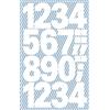 AVERY Zweckform Z-Design Zahlen-Sticker, weiß