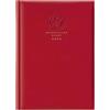 Agenda prestige AGENDA Libro Prenotazioni anno 2026 GIORNALIERA Deluxe Prestige Professional copertina elegante imbottita F.TO A4 21 x 29,7 cm HOTEL RISTORANTI B&B SIMILPELLE rosso + segnalibro