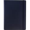 Fabriano 94735 Taccuino con Elast Ecoqua Plus Spiral A5, 70 Fg, Puntinato Blu Scuro, 19032104