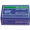 Zenith 129252 Punti Metallici Universali, Confezione da 1000 Pezzi