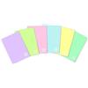 Blasetti - 10 Maxi quaderni One Color PASTELLO con Jolly Page. Carta da 80gr, 80 facciate + risguardo, copertina pastello con plastifazione opaca, pacco contenente colori assortititi - Quadretti 5M