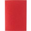 Fabriano Ecoqua Plus - Quaderno rilegato con colla, formato A5, 14,7 x 21,1 cm, colore: Rosso