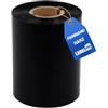 Labelident Thermotransfer - Nastro a inchiostro in resina, 300 m, colore: Nero 70 mm Nero