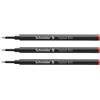 Schneider - Set di 3 ricariche per roller Topball 850 05 Rosso