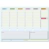 edlui TRUE COLORS LIMITED EDITION - Planner settimanale 42x30 - agenda planner da tavolo senza data