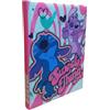 PRESTIGE & DELUXE Agenda compatibile con diario scuola Lilo e Stitch Sweet Thing Dolci Pensieri 2026-2027 F.to Standard 20x15 cm per bambine + portachiave pailettes, matita e penna multicolore