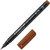 STAEDTLER 313-7 - Pennarello permanente, colore: Marrone