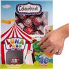Colourbook Luna Park Distributore Automatico di Gomme da Cancellare - Include 40 Sfere con Gomme Collezionabili + 40 Refill, 16 Soggetti Assortiti, Idea Regalo Bambini