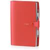 INTEMPO AGENDA MOOD 2026 13x8 cm SETTIMANALE INTERCAMBIABILE SPIRALATA CON LACCIO Rossa Prodotto di Qualità + PENNA INCLUSA + OMAGGIO segnalibro