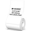 YIKIADA Etichette termiche bianche, 50 x 80 mm, in vinile, impermeabili, autoadesive, compatibili con M110/M220, confezione da 100