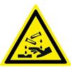Redicom sas Adesivo Pericolo sostanze corrosive mis.100x100mm