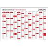 calendari.it Calendario 2026 da muro planner 84x60 cm planning annuale - SPEDITO ARROTOLATO SENZA PIEGHE