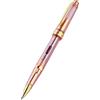 Cross Bailey Light - Penna a sfera traslucida 8015, colore nero, tratto F - fine, confezione regalo di alta qualità, colore: Rosa traslucido e zaffiro/oro
