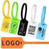 Pobsuier 100 Fascetta di sicurezza Personalizzate Etichetta di Plastica Scrivibile Sigilli per Abbigliamento Scarpe Nome Regalo 300mm