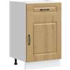 vidaXL Base da Cucina Kalmar Rovere Artigianale in Legno Multistrato, Mobile Base lavello, Mobile Cucina Base con cassetto, Mobile Base lavello