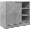 vidaXL Mobile Lavabo Grigio Cemento 63x29x55 cm in Legno Multistrato, Mobile Bagno, Mobile Contenitore Bagno, Mobile sottolavabo Bagno