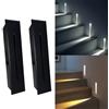Gouzloyed Set da 2 Lampade per Scale LED Segnapasso Incassate 3W,IP65 Impermeabile