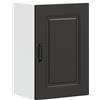 vidaXL Pensile da Cucina Kalmar Nero in Legno Multistrato, pensile da Cucina, Armadio da Cucina a Parete, pensili con Ante, pensile Montato