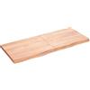 vidaXL Ripiano Muro Marrone 120x50x(2-4) cm Massello Rovere Trattato