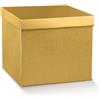 Generico FIBRA ORO 30x30x24 cm Scatola cartone Fondo e Coperchio rinforzata