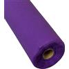 Generico ROTOLO TNT DA 50 CM X 20 METRI - 60gr | TOVAGLIA USA E GETTA COPERTURA INTERNI ESTERNI TAVOLI FESTE CERIMONIE EVENTI FIORISTA (Viola)
