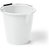 Blim Secchio in Polietilene Alta Resistenza con Becco Antigoccia e Scala Graduata, Manico Rinforzato, Ideale per Pulizie, Giardinaggio ed Edilizia, Made in Italy, Plastica Riciclabile e Robusta