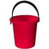 Plast Team - Secchio Berry con coperchio, 5 l, colore rosso