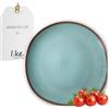 Villeroy & Boch Piatto Piano Lave Glacé, 28 cm, Piatto dal Design in Terracotta, Lavabile in Lavastoviglie e a Microonde