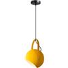 KXKLGWHN Lampada a sospensione a testa singola E27, lampada a sospensione moderna e minimalista in ferro battuto, paralume in metallo colorato, apparecchi di illuminazione per la decorazione del soffi