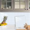 Hixingo Piastrelle Adesive Cucina Bagno Tinta Unita 20 Pezzi Mattonelle Adesive Cucina Piastrelle Bagno Adesivi PVC Pannelli Decorativi per Mobili e Pareti (Azzurro,20x20cm)