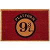 Grupo Erik Zerbino Harry Potter - Zerbino Ingresso Esterno Cocco Divertente 40x60 cm con Base in PVC Antiscivolo | Tappeto Ingresso Esterno: Harry Potter Gadget