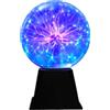 I-TOTAL® - Lampada al Plasma Magica Lampada Plasma Sensibile al Tocco e al Suono Luce Novità Luci Notturne per Decorazione/Bambini/Camera da Letto blu (6)