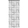 vidaXL Tenda a Rullo Doccia Cassonetto 110x240 cm Larghezza Tessuto, Tenda da Doccia, Tenda da Doccia a Rullo, Tenda da Doccia da Bagno