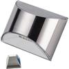 BUGUUYO 4 Pezzi Lampada Solare da Parete in Acciaio Inossidabile | Ip55, Ricarica Solare Autonoma, Luce LED per Terrazza e Cortile, Montaggio a Parete