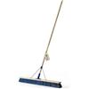 KADAX Scopa da strada a manico lungo in legno e nylon con supporto per manico in metallo, ampia scopa industriale confortevole, sabbia, diverse dimensioni (100 cm)