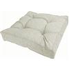 POKAR Cuscini per Divano Cuscini Sedie Cuscini di Seduta Cuscino Lounge da Esterno per mobili e Arredamento da Giardino 50x50x10 cm, Beige