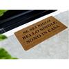 SOFFICIOSO Tappetino Zerbino Cocco Antiscivolo Ingresso Casa Fantasia Allegro Ricco e Single