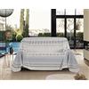 IlGruppone Telo Arredo Made in Italy in Cotone Grandfoulard Copritutto Copridivano Copriletto-Teli Sofà Arredatutto-Drappeggio-Arazzo-Copridivano Grand Foulard Letto - Singolo - Maglia Grigio
