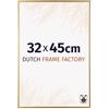 Dutch Frame Factory - Cornice 32x45 cm - Oro - Cornice per foto in Plastica con vetro plastico Antiriflesso - Cornice portafoto 32x45 cm - Easy