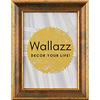 Wallazz Cornice Portafoto in Legno Pregiato - Made in Italy - Vetro Sintetico Infrangibile Crilex - Disponibile in Diverse Varianti - Design Italiano e Qualità Artigianale,60x80cm profilo Verde