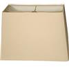 Royal Designs, Inc. Royal Designs - Paralume rettangolare con retro rigido, Beige, (6 x 12) x (8 x 14) x 10