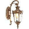 Jadssox Lampada da parete per esterni Lanterna da parete esterna europea, applique da parete impermeabile IP65 per applique da parete, lampade da parete vintage con paralume in vetro martellato per il portico