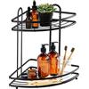 KADAX CAMPIO ANGOLO, Scaffale WanDeld Made di acciaio definito in polvere, scaffale per angolo del bagno, cesto per doccia, scaffale doccia, staffa da parete per scaffale per doccia, organizzato