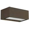 LEDS·C4 Leds-C4 Nemesis Aluminium - Applique da esterno a 1 luce Marrone IP54, E27