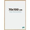 yd. Your Decoration - Cornice 70x100 cm - Faggio Chiaro - Decorativa Parete in Plastica con Vetro in acryl - Antiriflesso - 70x100 Cornice - Evry
